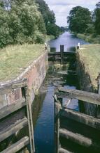 Wootton Rivers Top Lock 54, Kennet & Avon Canal, July 1970