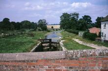 Wootton Rivers Bottom Lock 51, Kennet & Avon Canal, July 1970