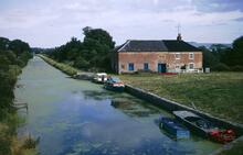 Pewsey Wharf, Kennet & Avon Canal, July 1970