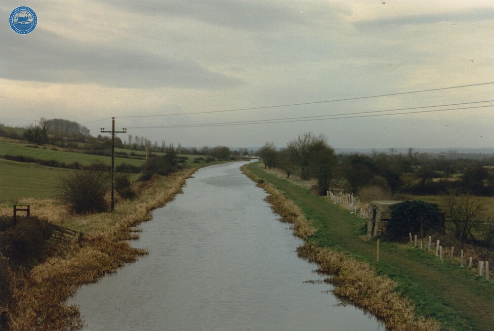 Looking west from  Scotts Wharf Bridge 1989
