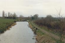 Seend Lock (20) from Seend Upper Lock Bridge. 1989