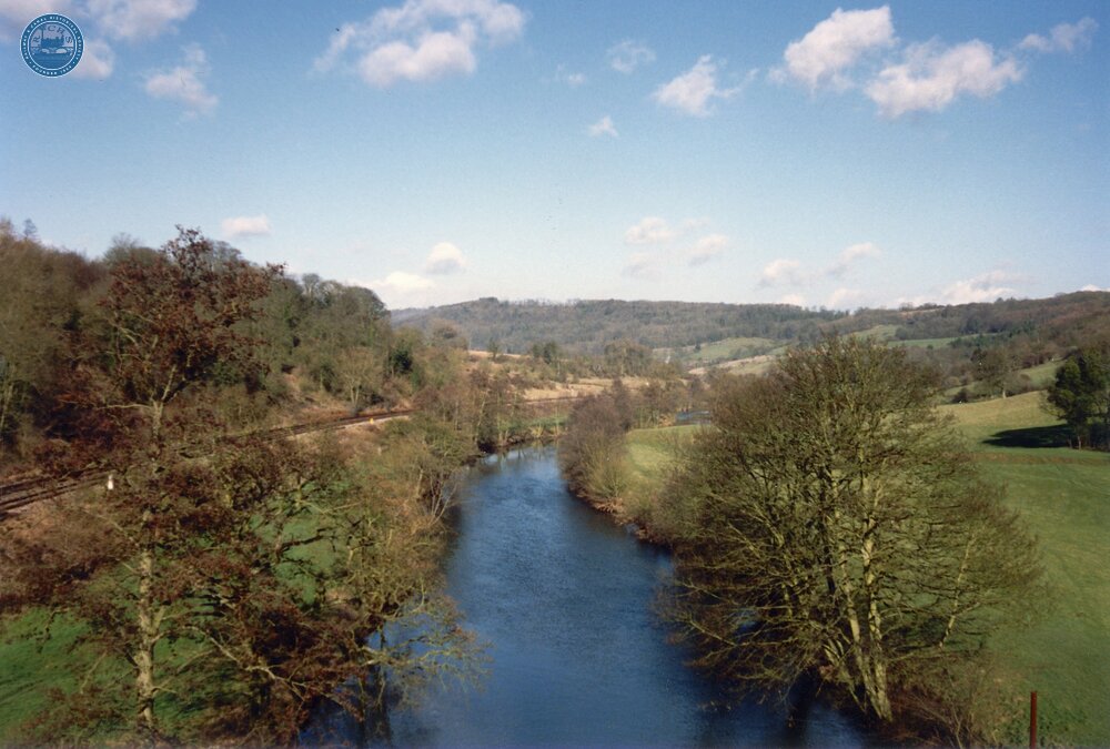 Looking north from Dundas Aqueduct. 1989