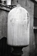 Claverton Pumping Station. Air bell on outlet side of pumps. 1953