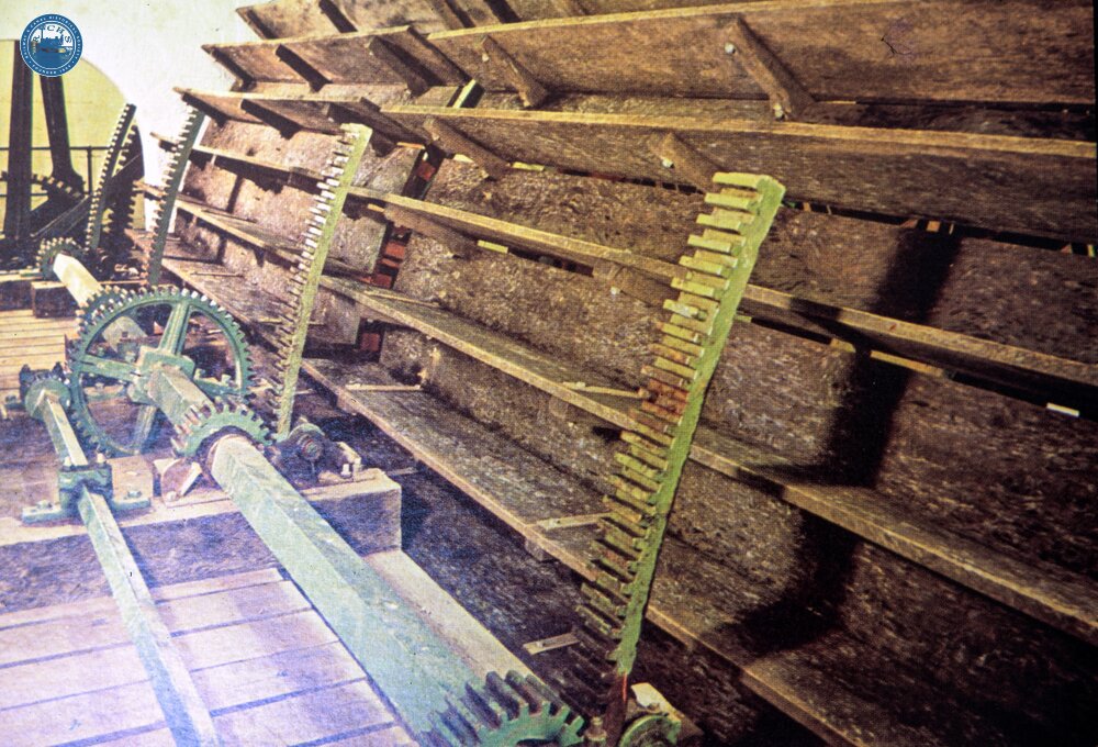 Claverton Pumping Station, Mill Wheel. ca 1975