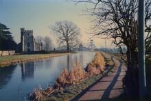 St Cyr's Church, Stonehouse, looking East from the Railway 1987