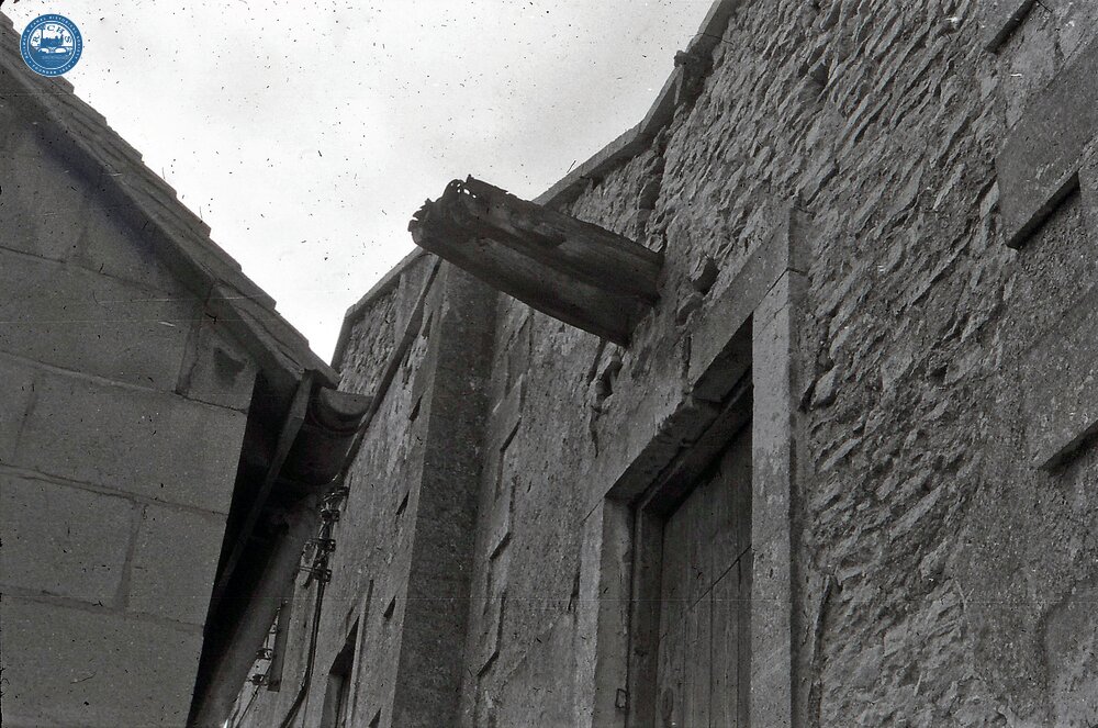 Warehouse at Cirencester Basin. Hoist Pulley