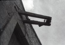 Warehouse at Cirencester Basin. Hoist Pulley