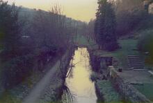 Chalford Looking West into a Lock 1987