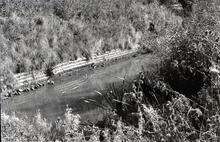 Remains of aqueduct over River Cole. 1964