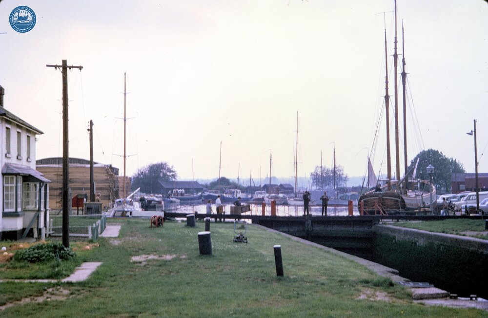 Heybridge Sea Lock. 1970