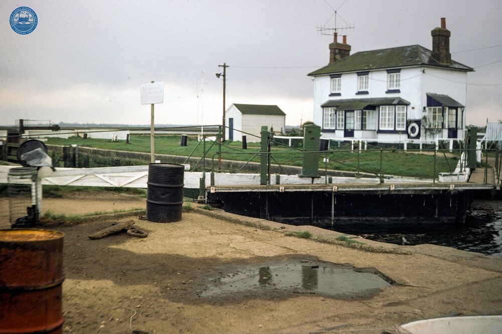 Heybridge Sea Lock. 1977