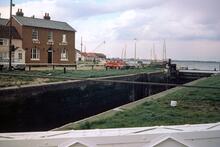 Old Ship Pub and Heybridge Sea Lock. 1977