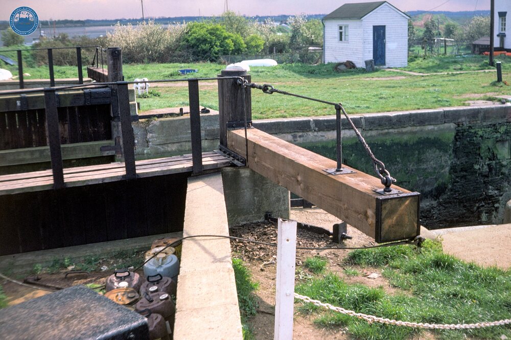 Heybridge Sea Lock Flood Gate. 1977