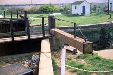 Heybridge Sea Lock Flood Gate. 1977