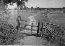 Swing Gate on Towpath. Date: 1960