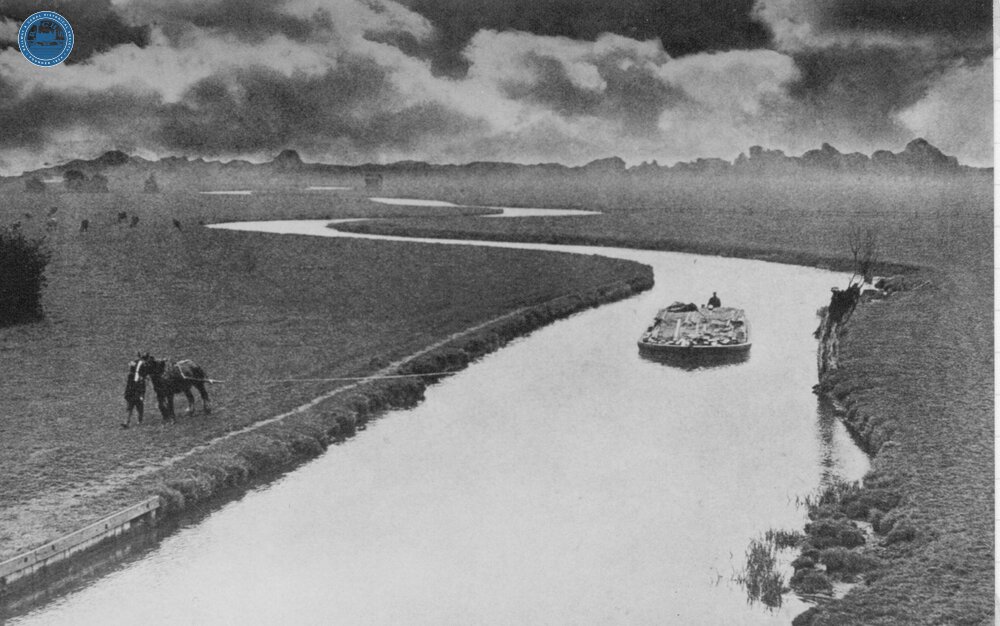 Boat on navigation near Chelmsford. 1940