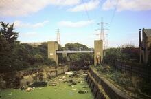 Lee & Stort Navigation. Bow Back Rivers (Old River Lea). Carpenter’s Lock. November 1985