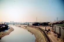 Lea Navigation. Bow Creek. Looking North. 1990