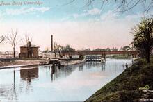 River Cam. Cambridge, Jesus Locks
