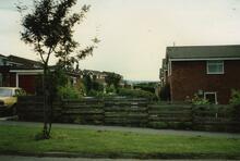 Line of Canal under New Housing, Kirkcroft Avenue, Killamarsh, 1988