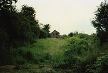 Construction on the line of the Canal, Nethermoor Lane, Killamarsh, 1988