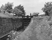 Chesterfield Canal - Shireoaks, lock (1958)  [212776]