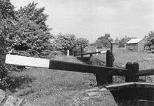 Chesterfield Canal - Shireoaks, lock (1958)  [212777]