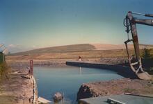 Extending Moorings along the old line, Langley Mill, 1987