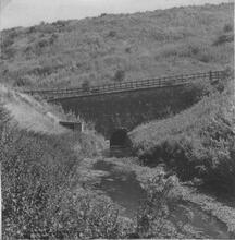 West portal of Butterley Tunnel . 1944