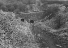 West portal of Butterley Tunnel. Date: C1970