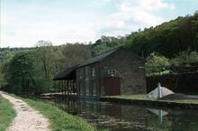 Cromford canal,Peak Forest junction,May 1979