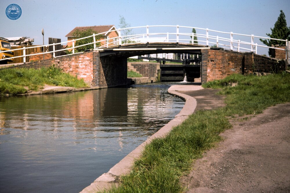 Erewash Canal. Cossall, Ilkeston. Bridge 22 (Awsworth Road) before reconstruction 1977