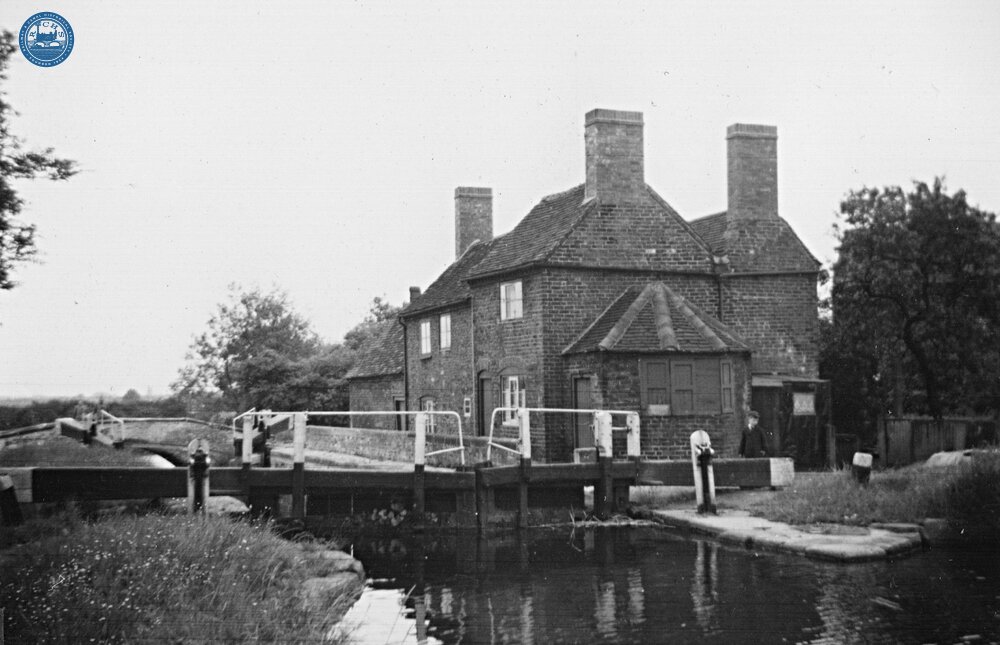 Lock at Sandiacre.  1955