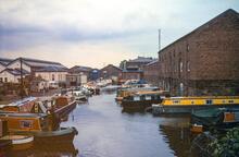 Erewash Canal. Sheet Stores Basin, near Trent Lock. 13 May 1989