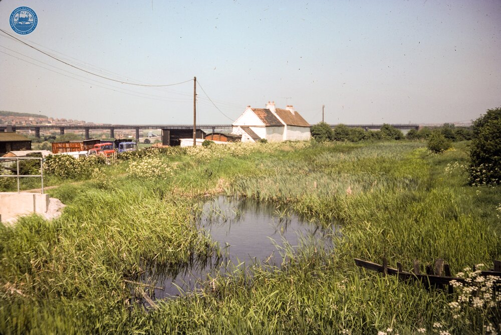 Bennerley Viaduct, Awsworth. June 1977