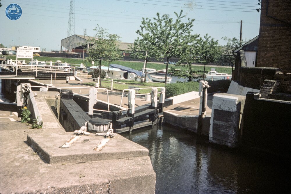 Meadow Lane (or Trent) Lock, Nottingham. June 1977