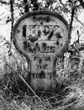 Milepost near Bridge 32, Eastwood. 24 October 1964