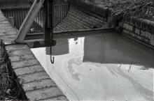 Gauging chamber on feeder at Bowyer Street Pumping Station. 1965