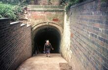 Towpath tunnel at Shrewley Tunnel, Grand Union Canal