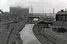 Salford Bridge Lock. July 1971