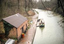 Looking south from above the southern portal of Blisworth Tunnel.