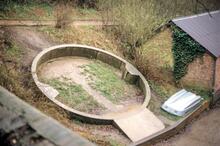 Blisworth Tunnel, Segment of 1980s tunnel repair, displayed at the Blisworth (North) end