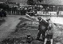 Fellows, Morton & Clayton steamer Speedwell No 2 at Braunston during boatman’s strike. Autumn 1923