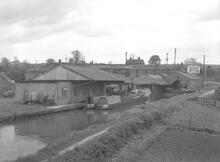 Samuel Barlow’s boatyard, Braunston, May 1954