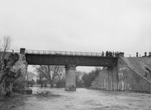 Wolverton Aqueduct over the Great Ouse.26/03/1955