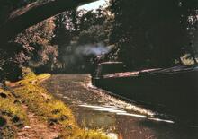 John  Hemelryk's Peacock about to go through Lady Capels Bridge heading north.