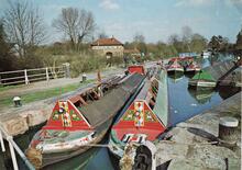  Narrowboats at Batchworth Lock . 1968