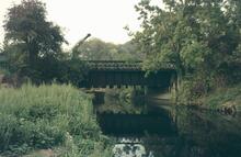 Slough Arm. Aqueduct over River Colne . October 1970