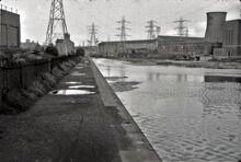 Leicester, looking downstream towards Freemans Meadow Lock.