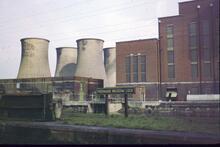 Freemans Meadow lock, Leicester, River Soar, April 1962